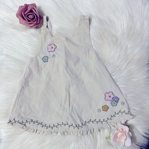 ✨6-12 Months Corduroy Embroidered Flower Dress✨